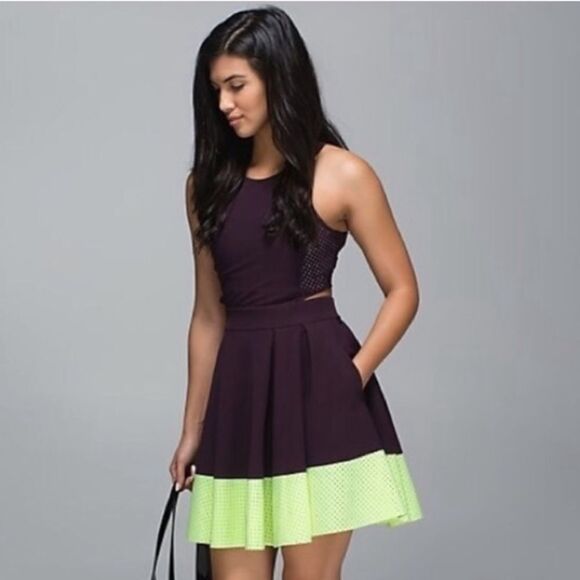 Lululemon Away Dress Black Cherry GUC Hard to Find - Picture 9 of 10